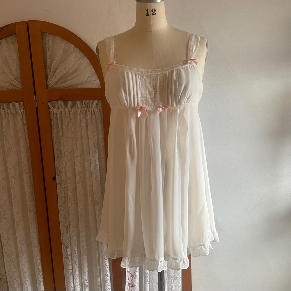 Betsey Johnson Chiffon Babydoll Slip